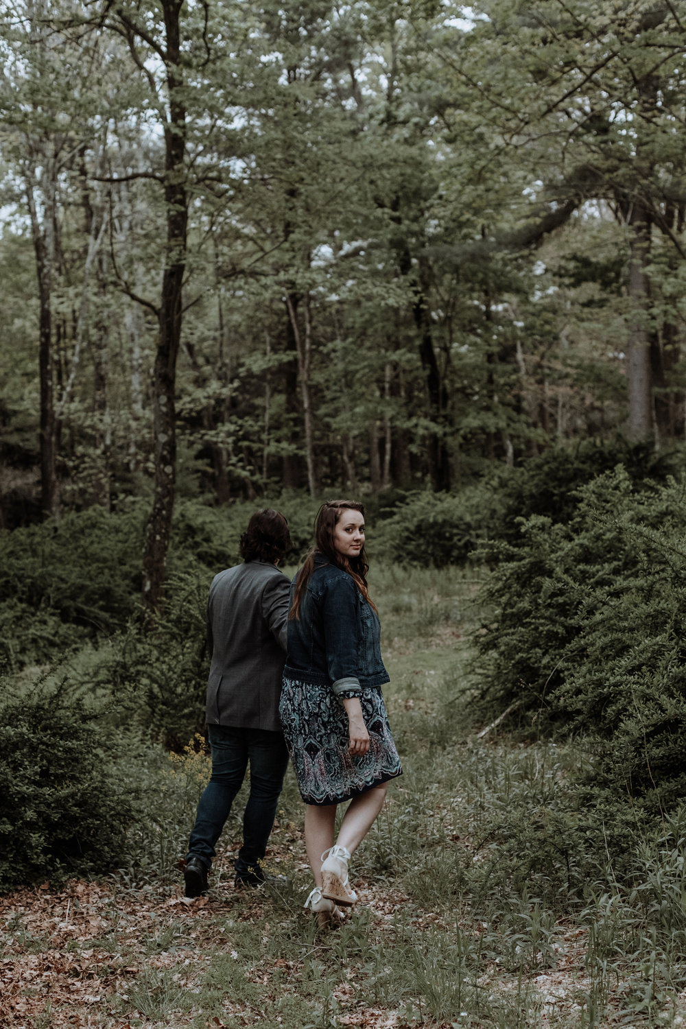 saylorsburg-walking-in-woods-couple-portrait