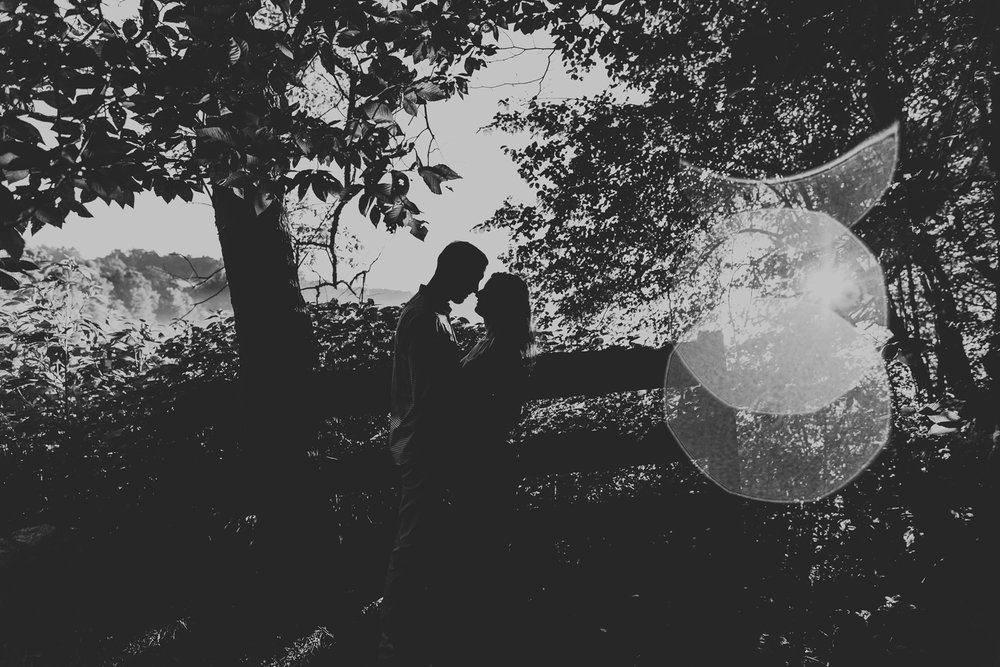 silhouette-engagement-photography-natural-light-the-laurels-preserve-lehigh-valley