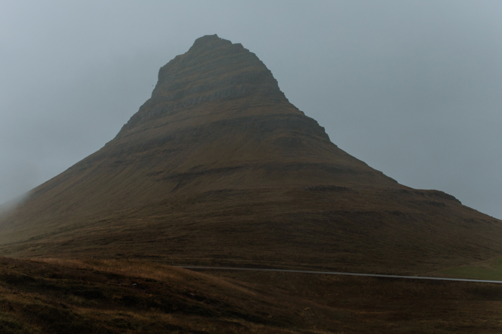 The mountain "shaped like an arrow head" -  Kirkjufell  - as seen in GOT!