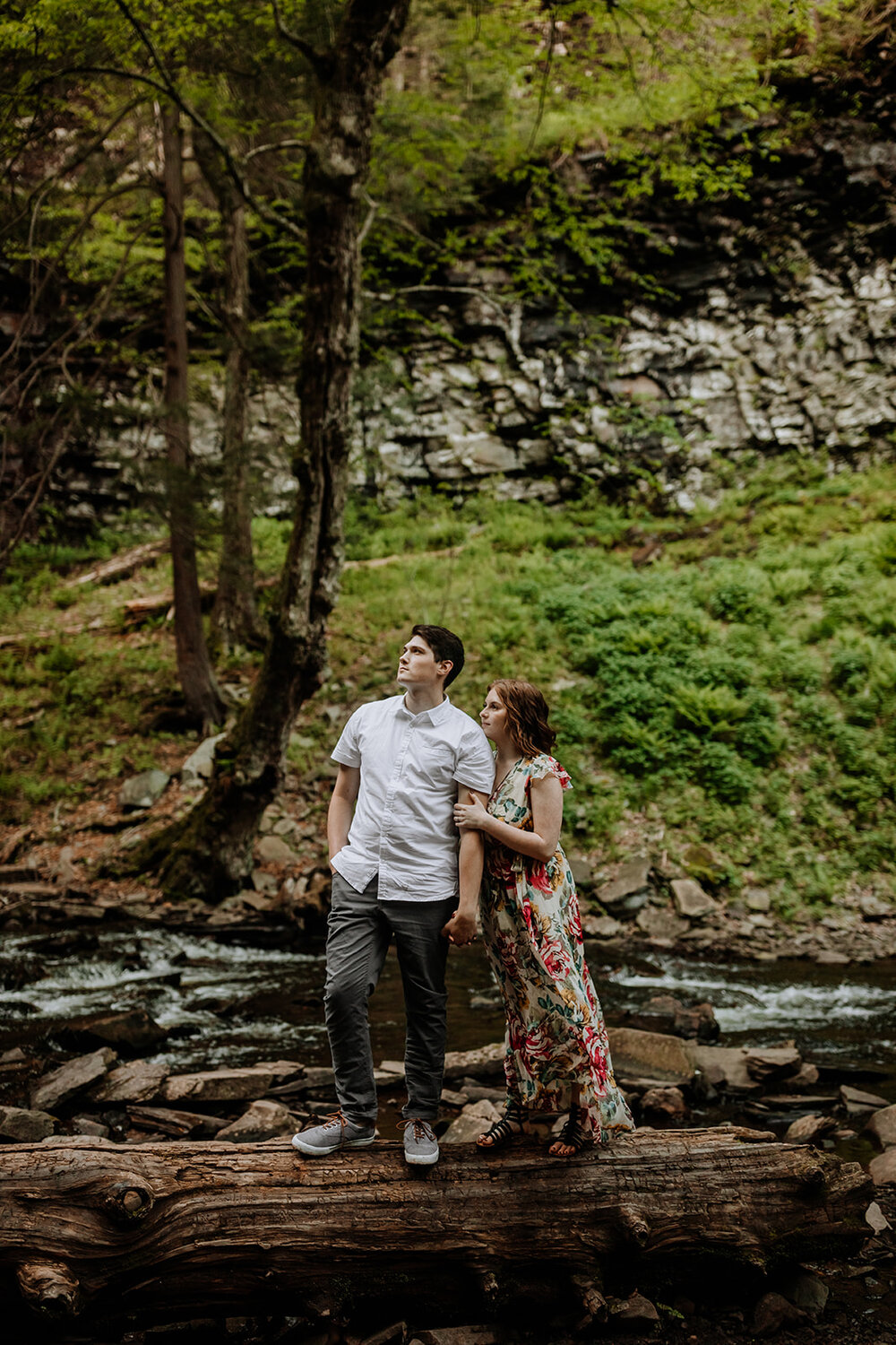 ricketts-glen-state-park-waterfall-engagement-session-8
