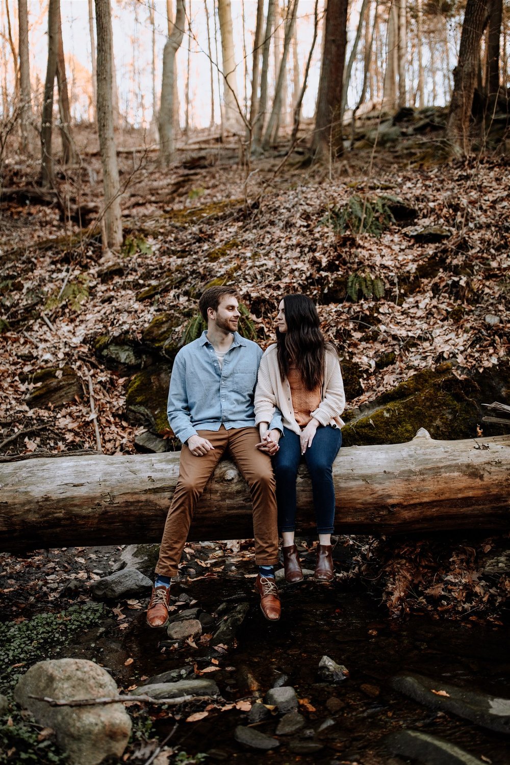 philly-pa-woodsy-engagement-session
