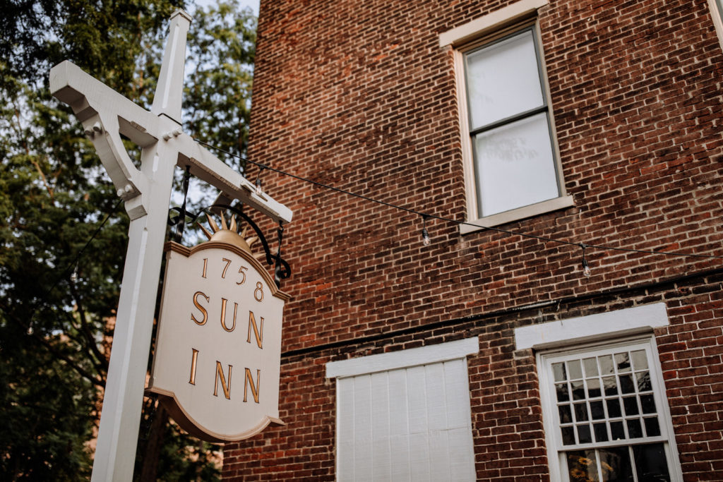 The Sun Inn sign