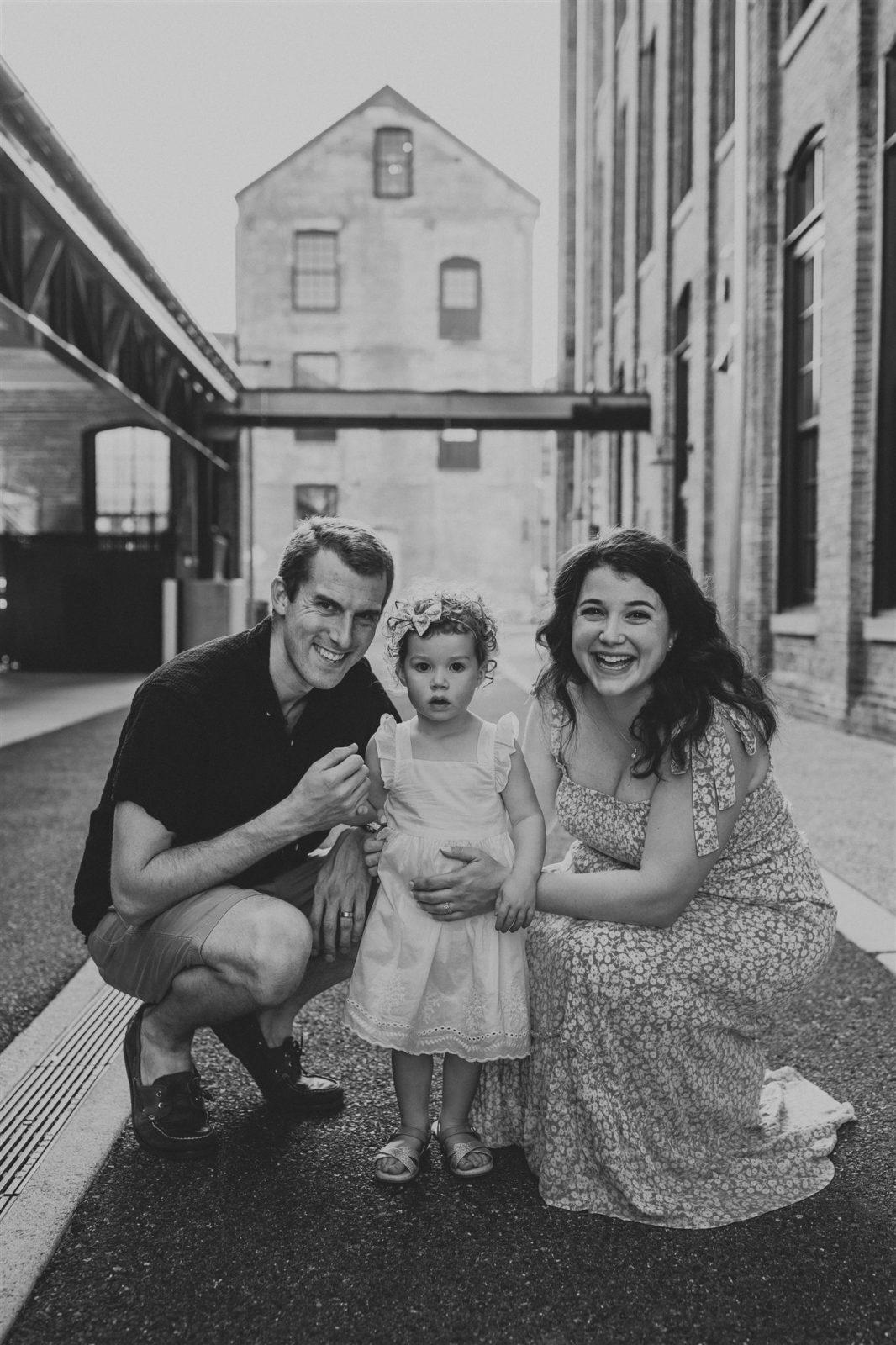 Simon Silk Mill Easton, PA Family Photos Hand and Arrow Photography