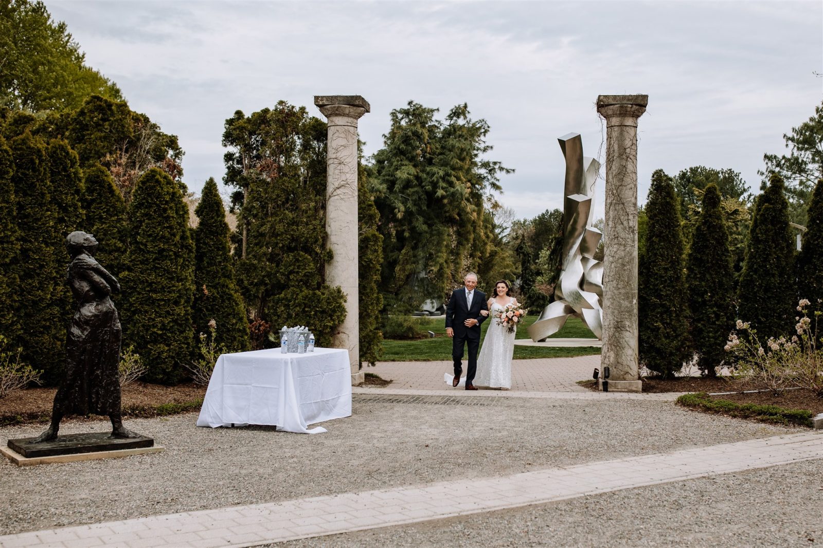 Grounds for Sculpture Wedding Photos // New Jersey Photographers Hand